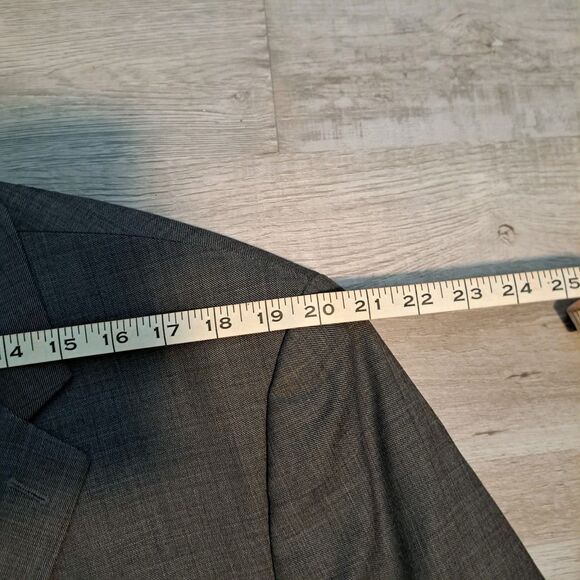LAUREN RALPH LAUREN Men's Gray 100% WOOL Sport Coat Suit Jacket Blazer 42L - Picture 14 of 16
